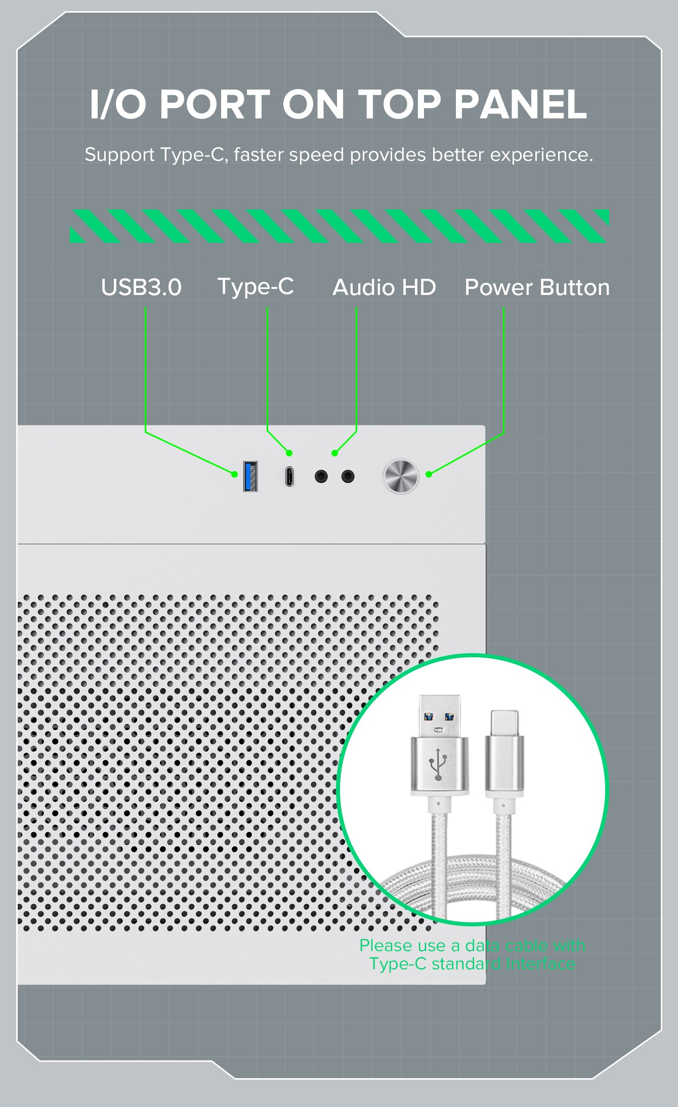 Gamemax Infinity White Gaming Computer Case